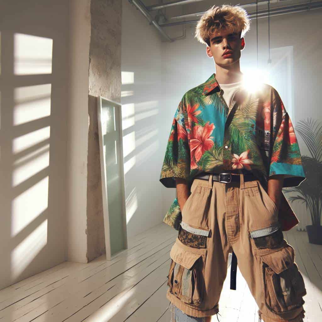 Vibrant personal style evolution in fashion.