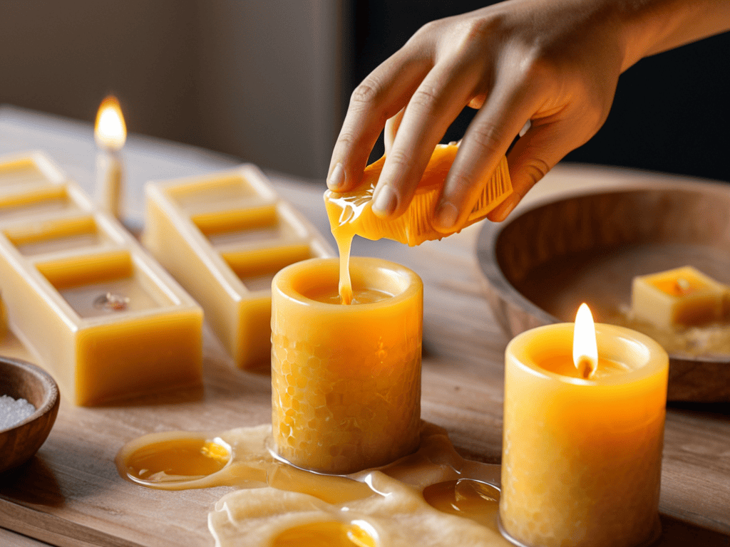 Making Beeswax Candles
