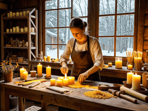 Making Beeswax Candles Naturally
