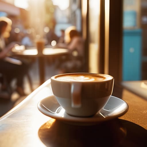 Finding Our Own Tempo in a café.