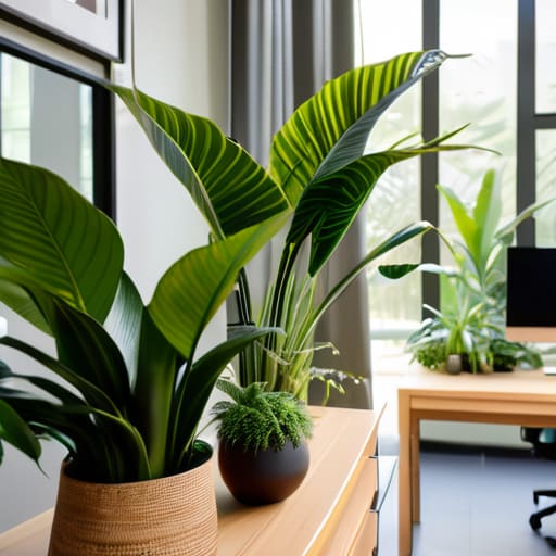 Mitigating Office Chemical Emissions With Nature.